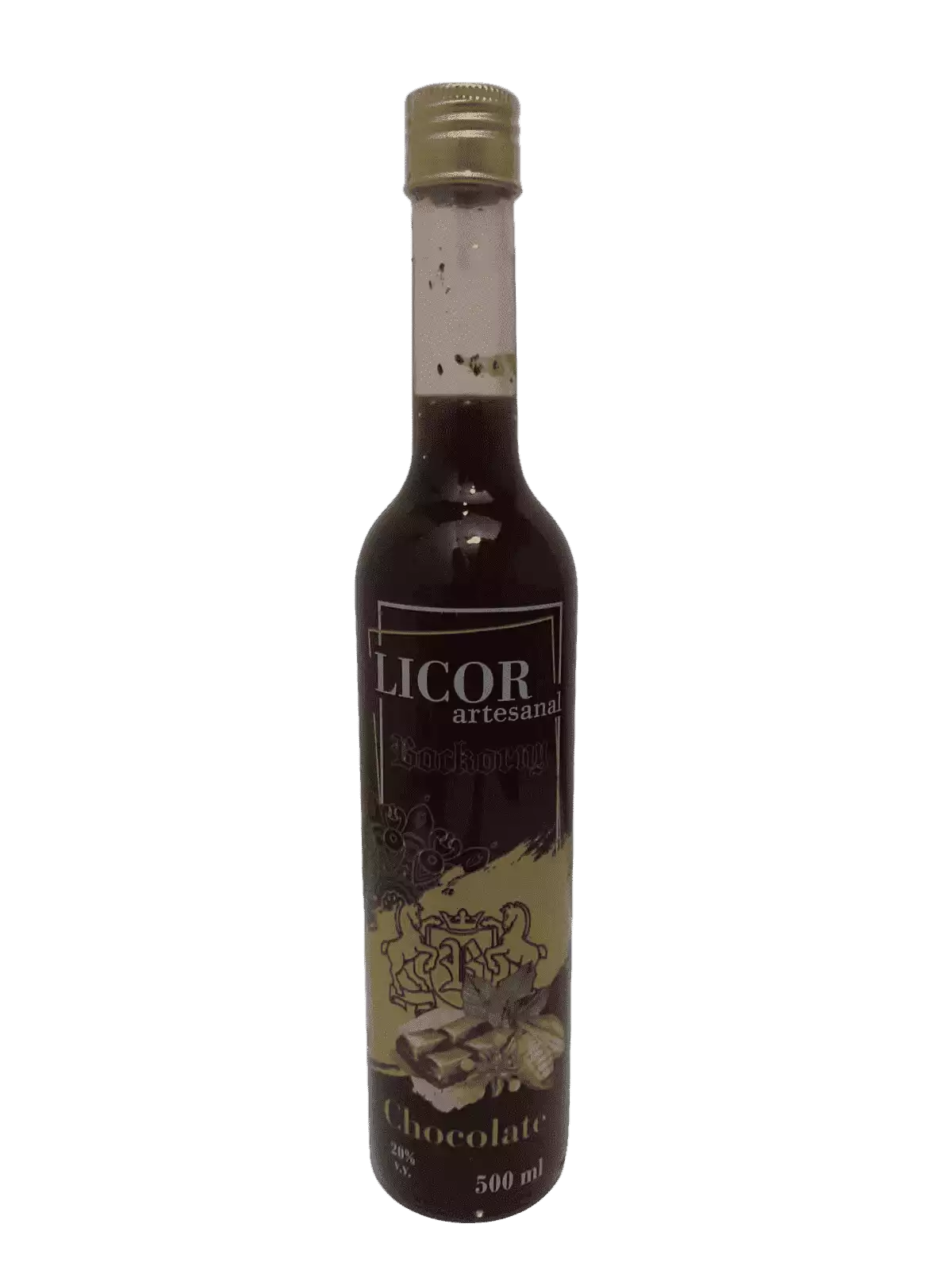 Porto das Flores - Licor artesanal Bockorny de chocolate 500 ml.